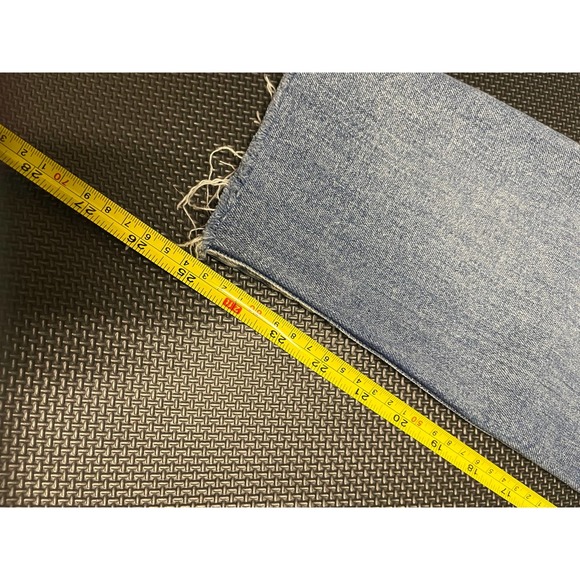 MOUSSY VINTAGE HOWA Japan made Comfort Light blue Distressed Jeans size 28 - Picture 10 of 10